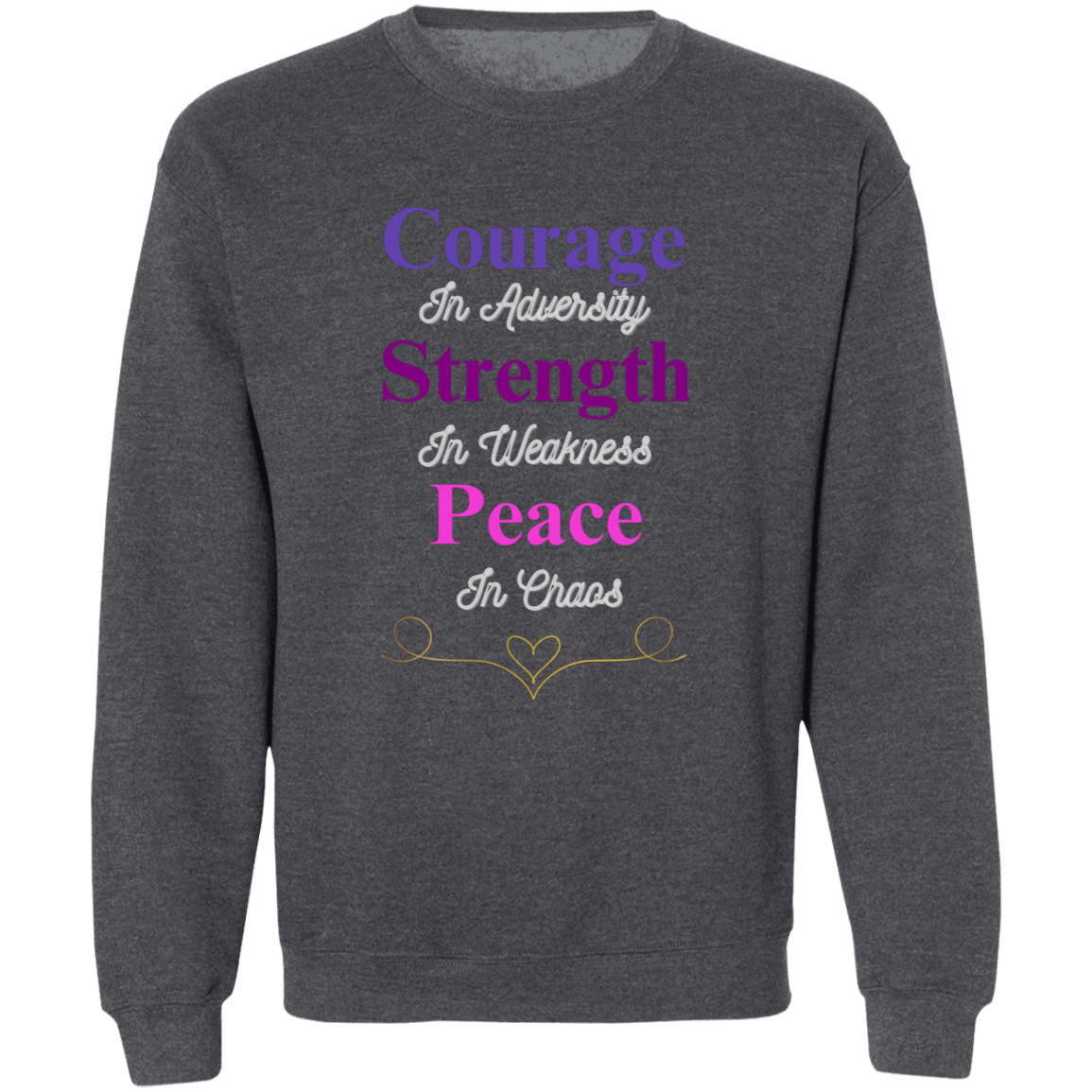 Courage in Adversity Sweatshirt| Men's Sweatshirt | Men's Pullover