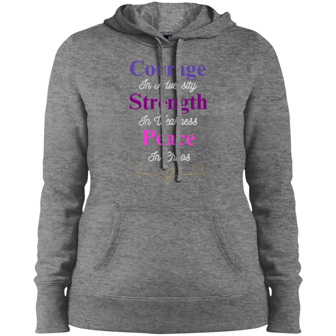 Courage in Adversity Women's Hoodie| Women's Pullover| Women's Sweatshirt