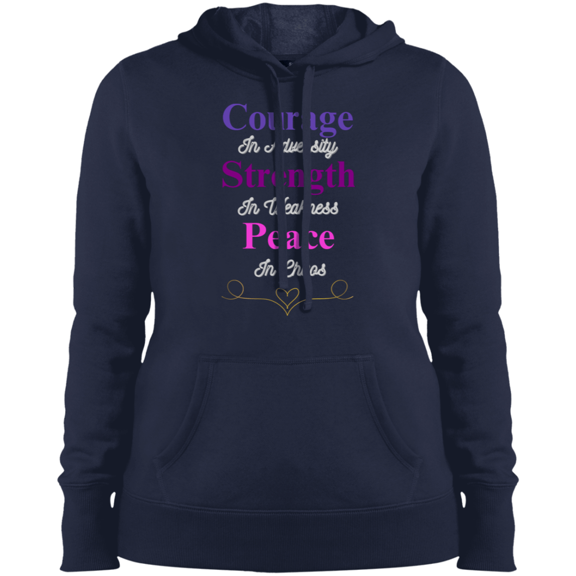 Courage in Adversity Women's Hoodie| Women's Pullover| Women's Sweatshirt