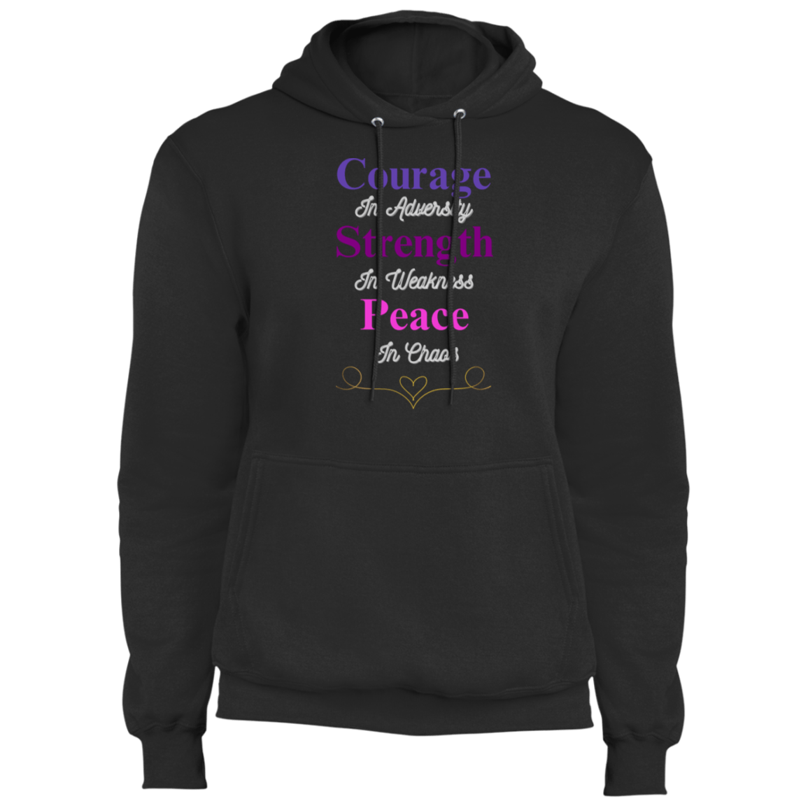 Courage in Adversity Men's Hoodie | Men's Sweatshirt