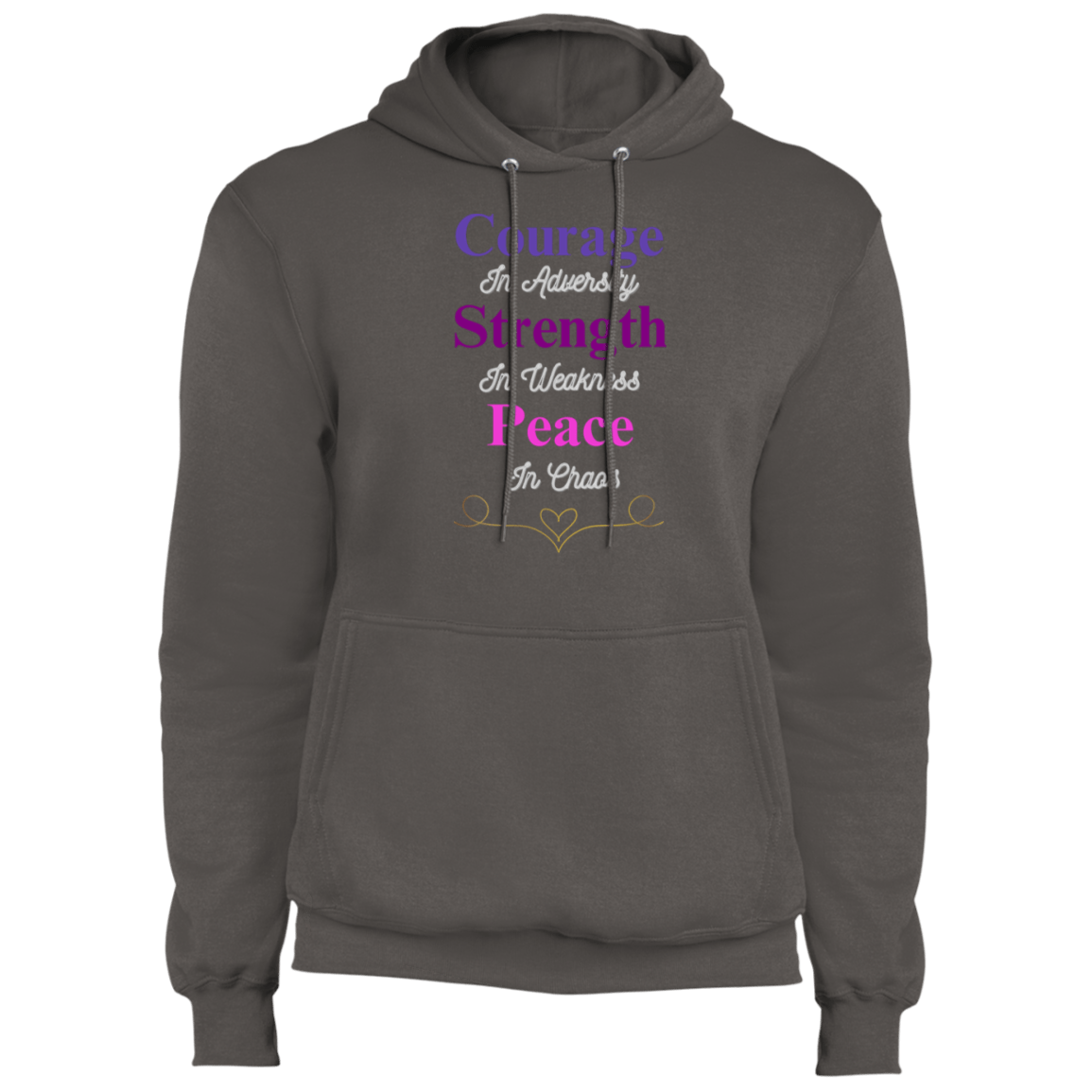 Courage in Adversity Men's Hoodie | Men's Sweatshirt