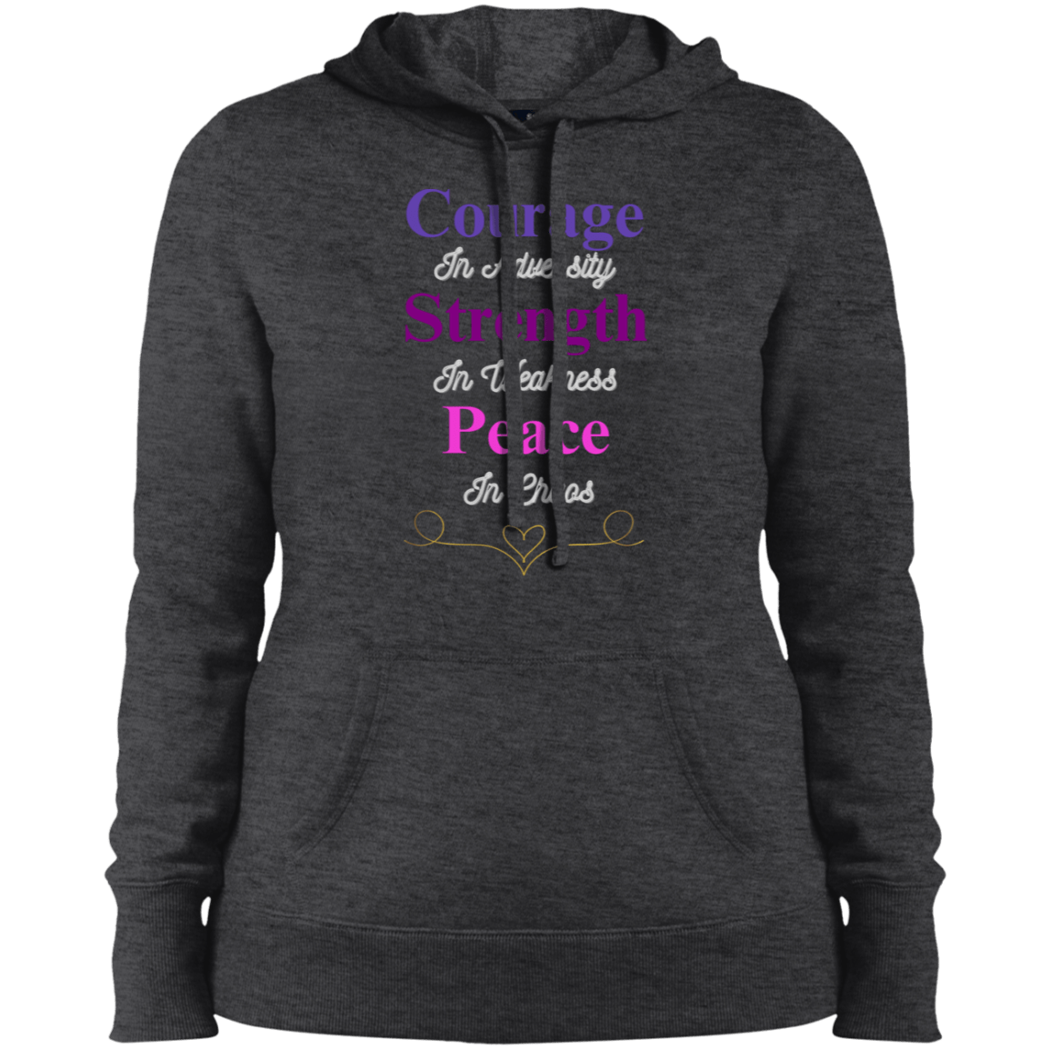 Courage in Adversity Women's Hoodie| Women's Pullover| Women's Sweatshirt