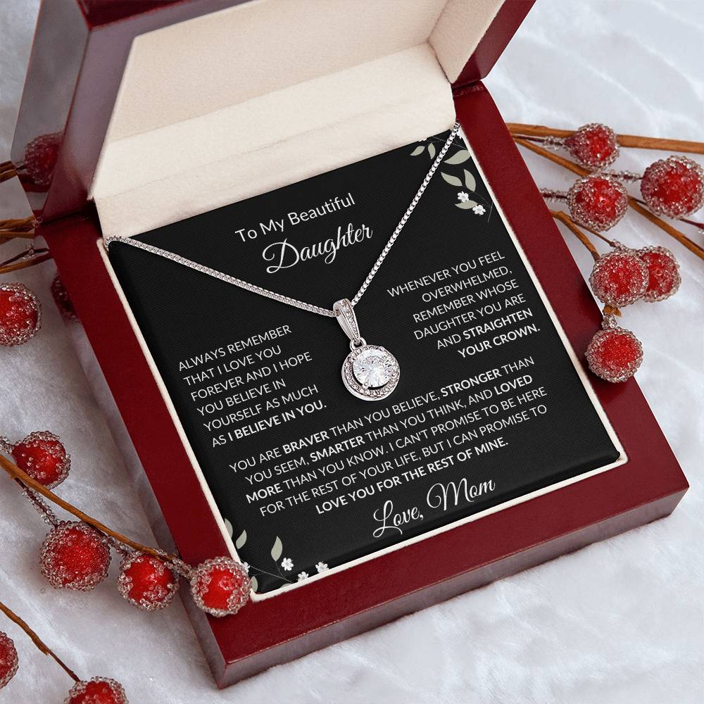 To My Beautiful Daughter from Mom | Eternal Hope Necklace| Gift to Mom| Birthday Gift for Mom| Mother's Day Gift