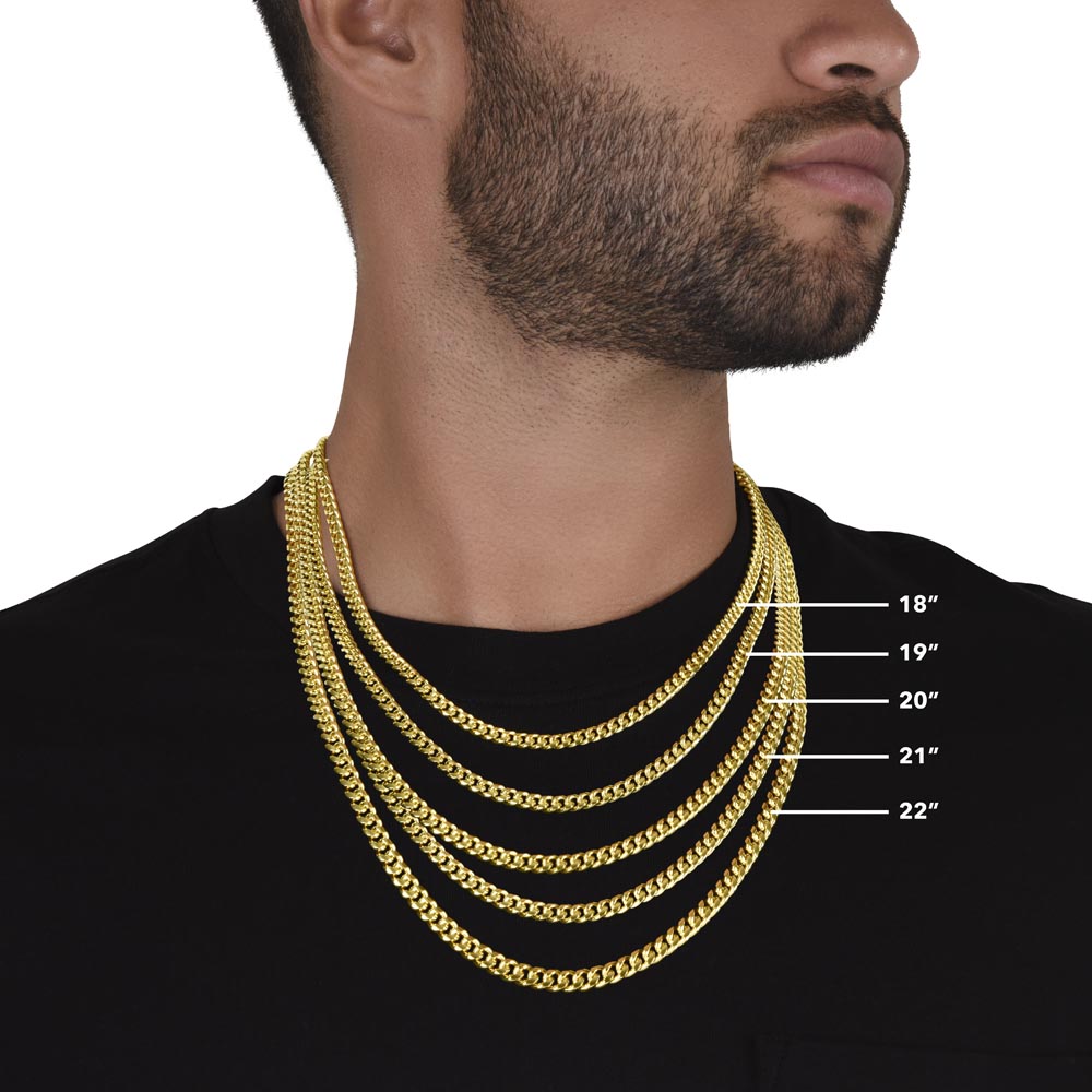 To My Son From Mom| Cuban Link Chain| Gift to Son from Mother| Birthday Gift to Son from Mother