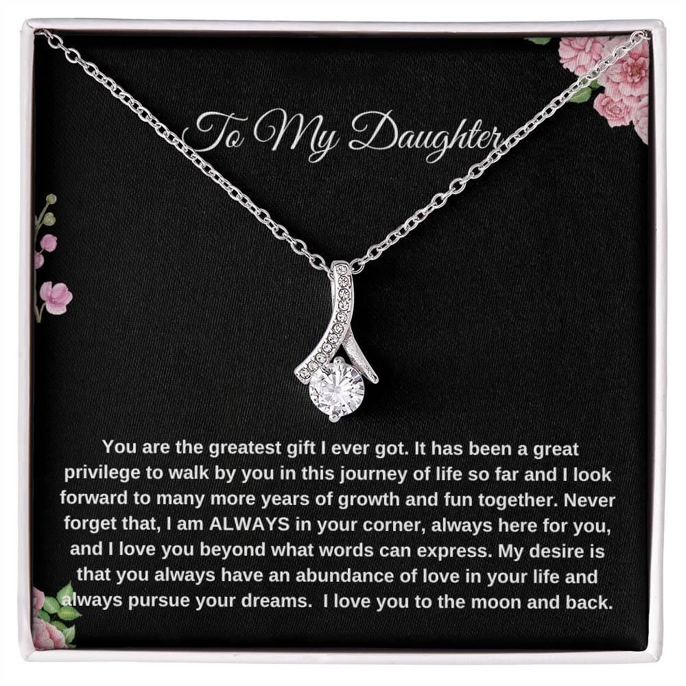 To My Daughter | Alluring Beauty Necklace| Gift to Daughter| Birthday Gift to Daughter