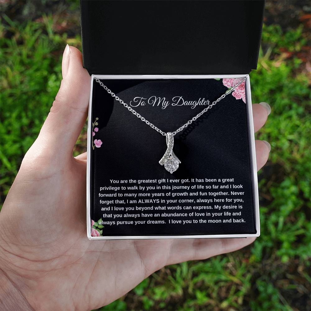 To My Daughter | Alluring Beauty Necklace| Gift to Daughter| Birthday Gift to Daughter