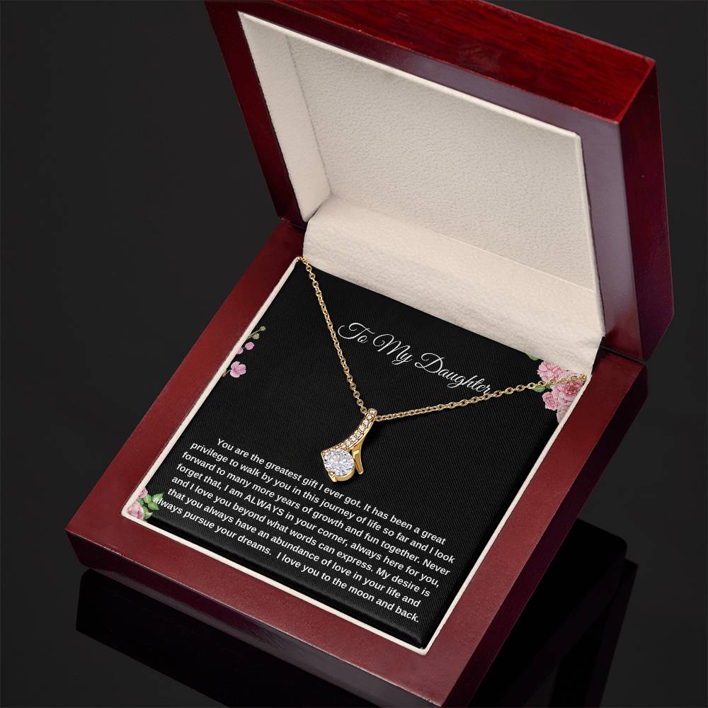 To My Daughter | Alluring Beauty Necklace| Gift to Daughter| Birthday Gift to Daughter