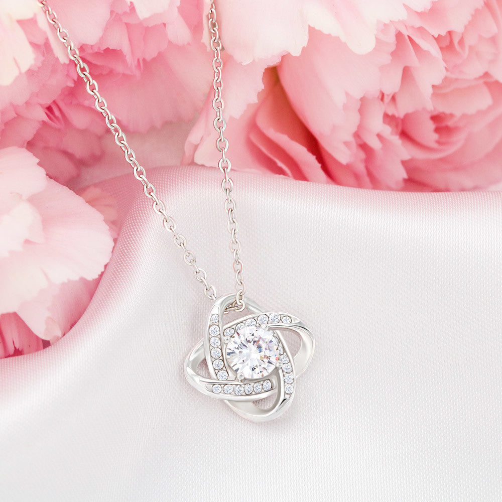 To My Beautiful Soulmate | Love Knot Necklace| Gift to Wife| Birthday Gift to Wife| Mother's Day Gift| Anniversary Gift to Wife
