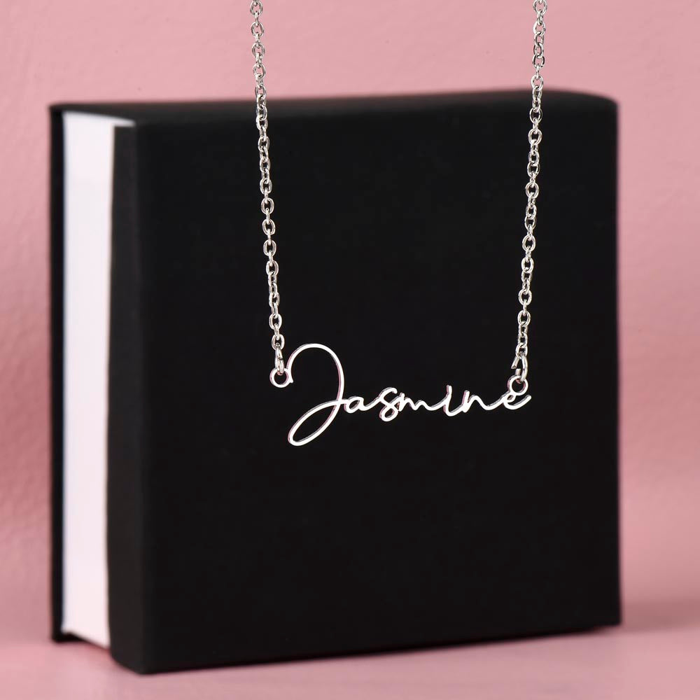 Signature Styled Name Necklace