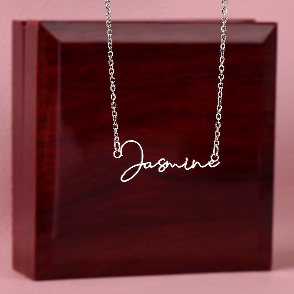 Signature Styled Name Necklace