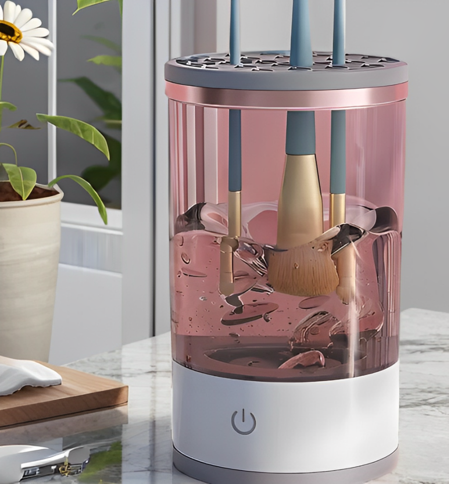 GlamWhirl™ - Cosmetic Brush Cleaner