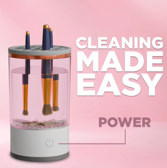 GlamWhirl™ - Cosmetic Brush Cleaner