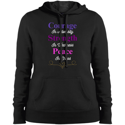 Courage in Adversity Women's Hoodie| Women's Pullover| Women's Sweatshirt