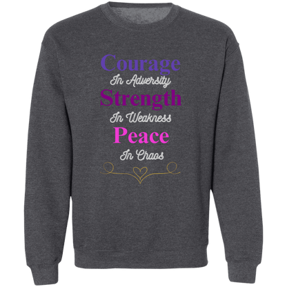 Courage in Adversity Sweatshirt| Men's Sweatshirt | Men's Pullover