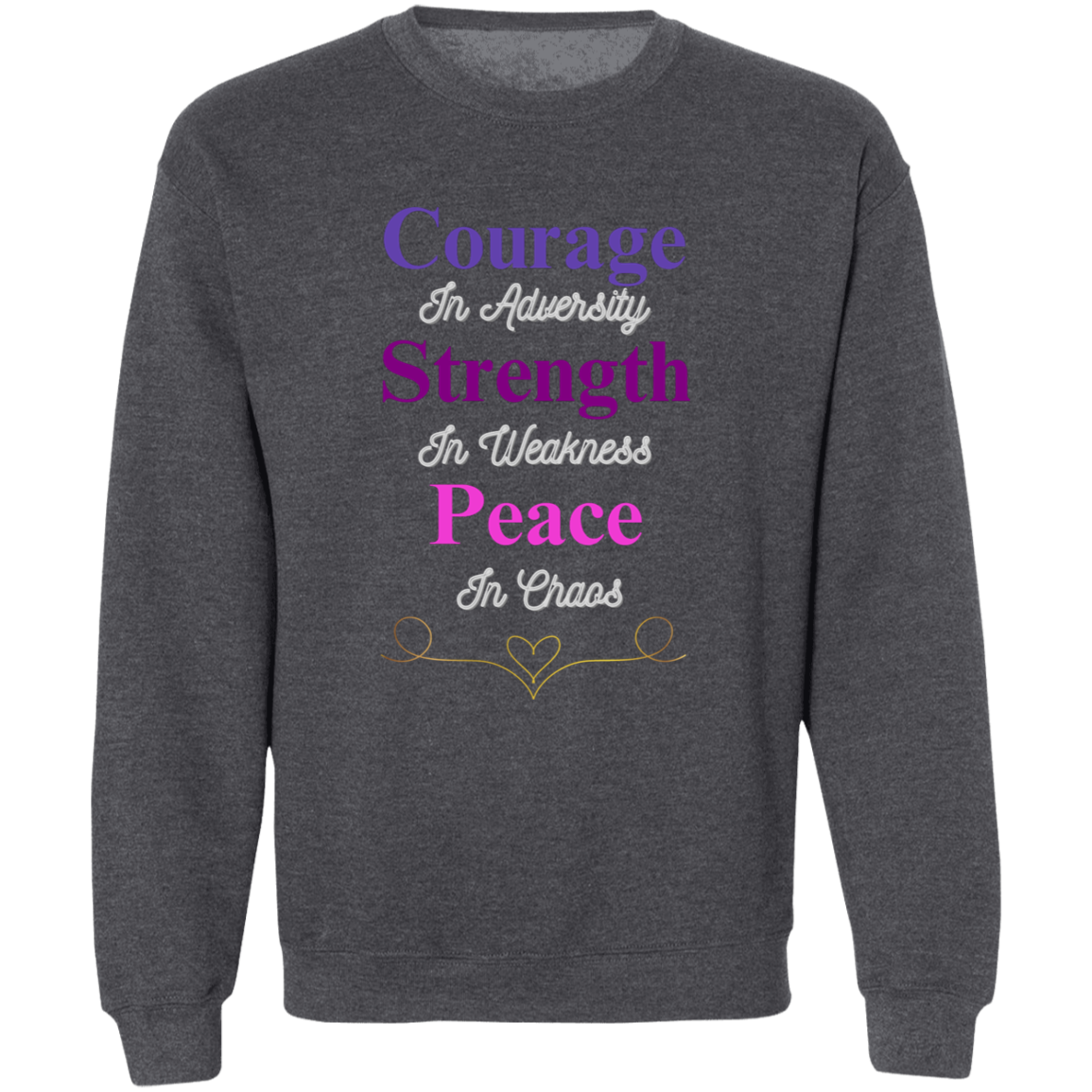 Courage in Adversity Sweatshirt| Men's Sweatshirt | Men's Pullover