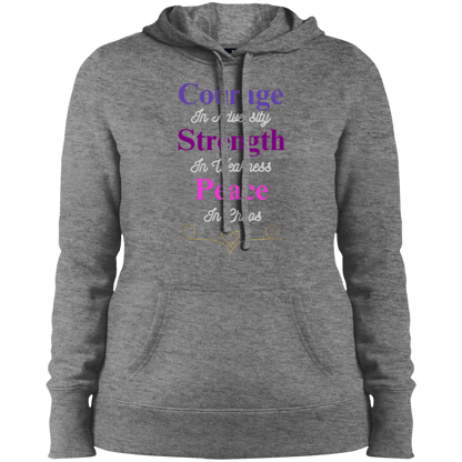 Courage in Adversity Women's Hoodie| Women's Pullover| Women's Sweatshirt