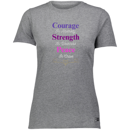 Courage in Adversity Women's T-Shirt| Women's Active Wear| Short Sleeve