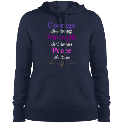 Courage in Adversity Women's Hoodie| Women's Pullover| Women's Sweatshirt