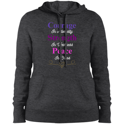 Courage in Adversity Women's Hoodie| Women's Pullover| Women's Sweatshirt