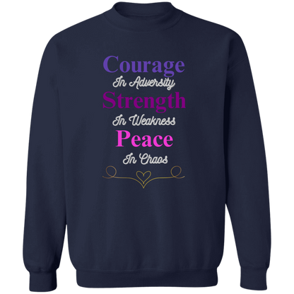 Courage in Adversity Sweatshirt| Men's Sweatshirt | Men's Pullover