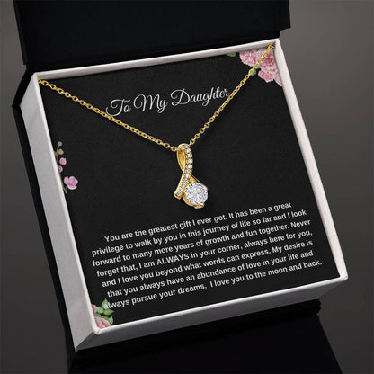To My Daughter | Alluring Beauty Necklace| Gift to Daughter| Birthday Gift to Daughter