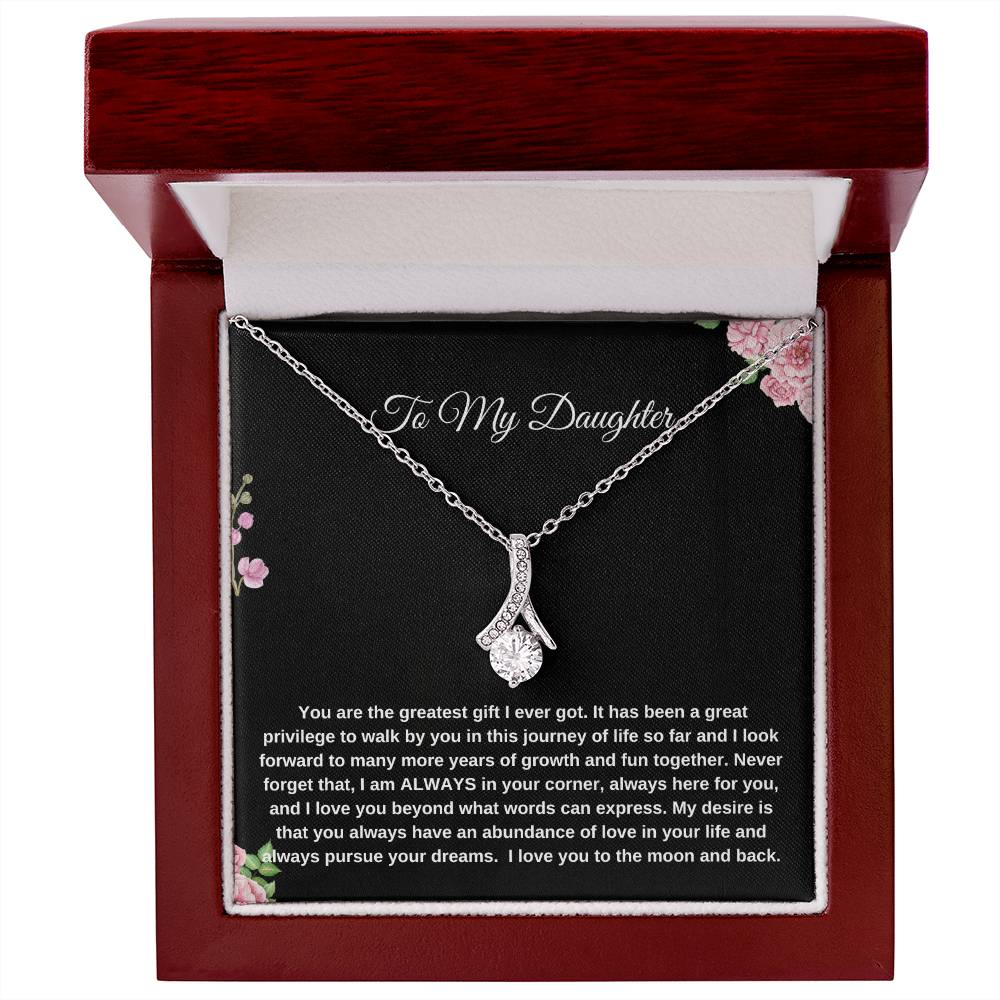 To My Daughter | Alluring Beauty Necklace| Gift to Daughter| Birthday Gift to Daughter
