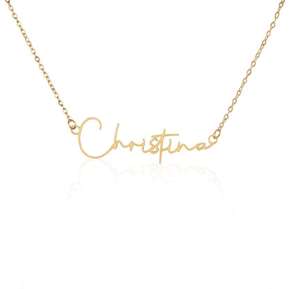 Signature Styled Name Necklace